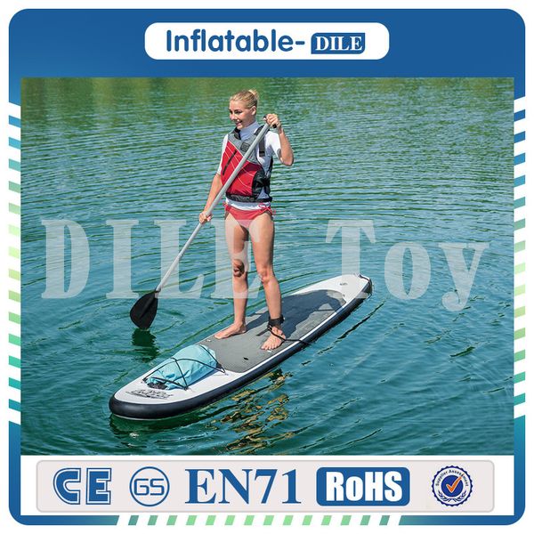 door to door 300*75*10cm inflatable surfboard stand up paddle surfing board water sport sup board
